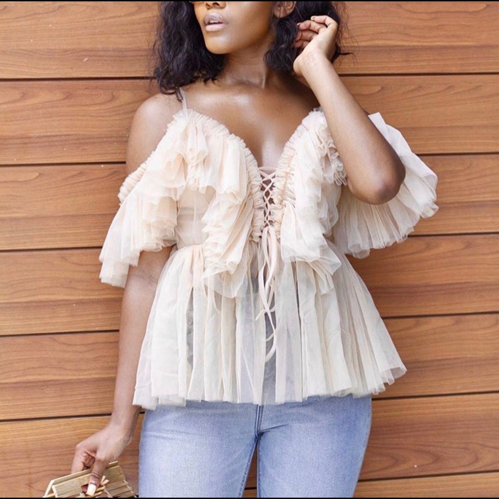 Mesh pixie top - Picture 2 of 2